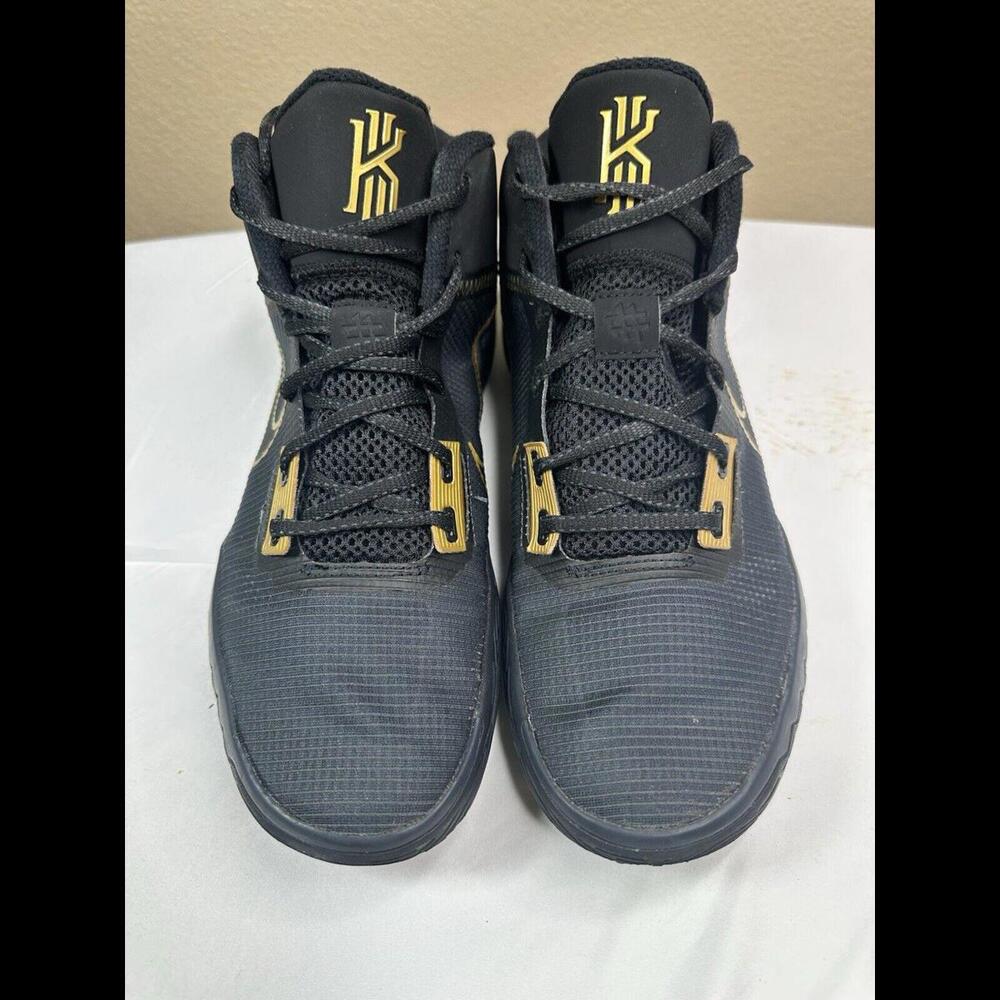 Size 10 - Nike Kyrie Flytrap 4 Black Metallic Gold